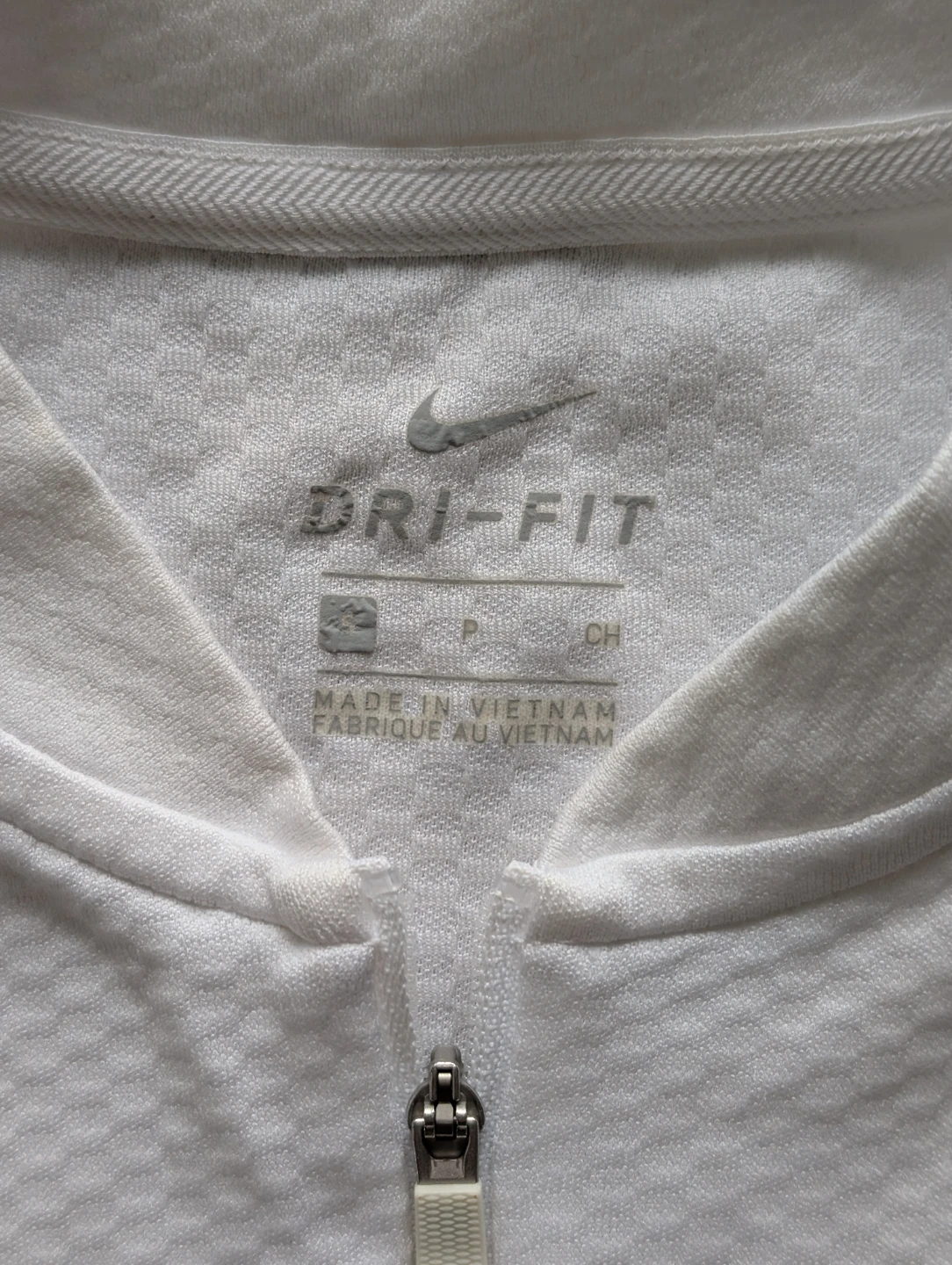 Nike Dri-FIT White Short Sleeve Polo Shirt - photo 3