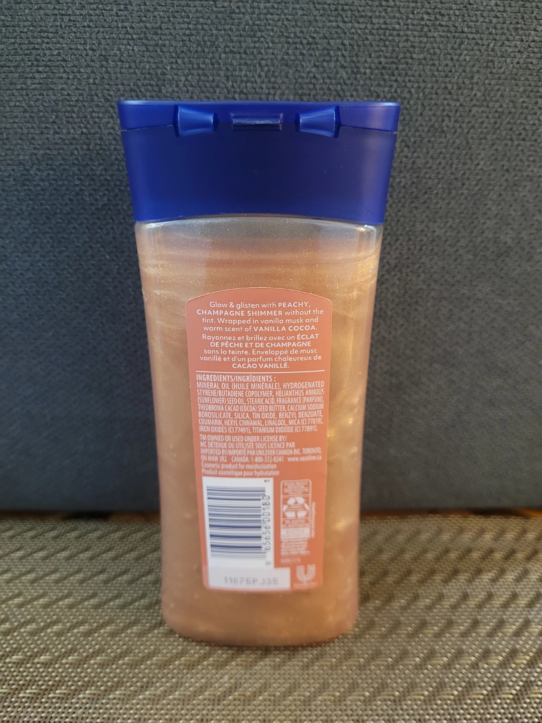 Vaseline Sunlit Glow Shimmering Oil - Vanilla Cocoa 200ml - photo 2