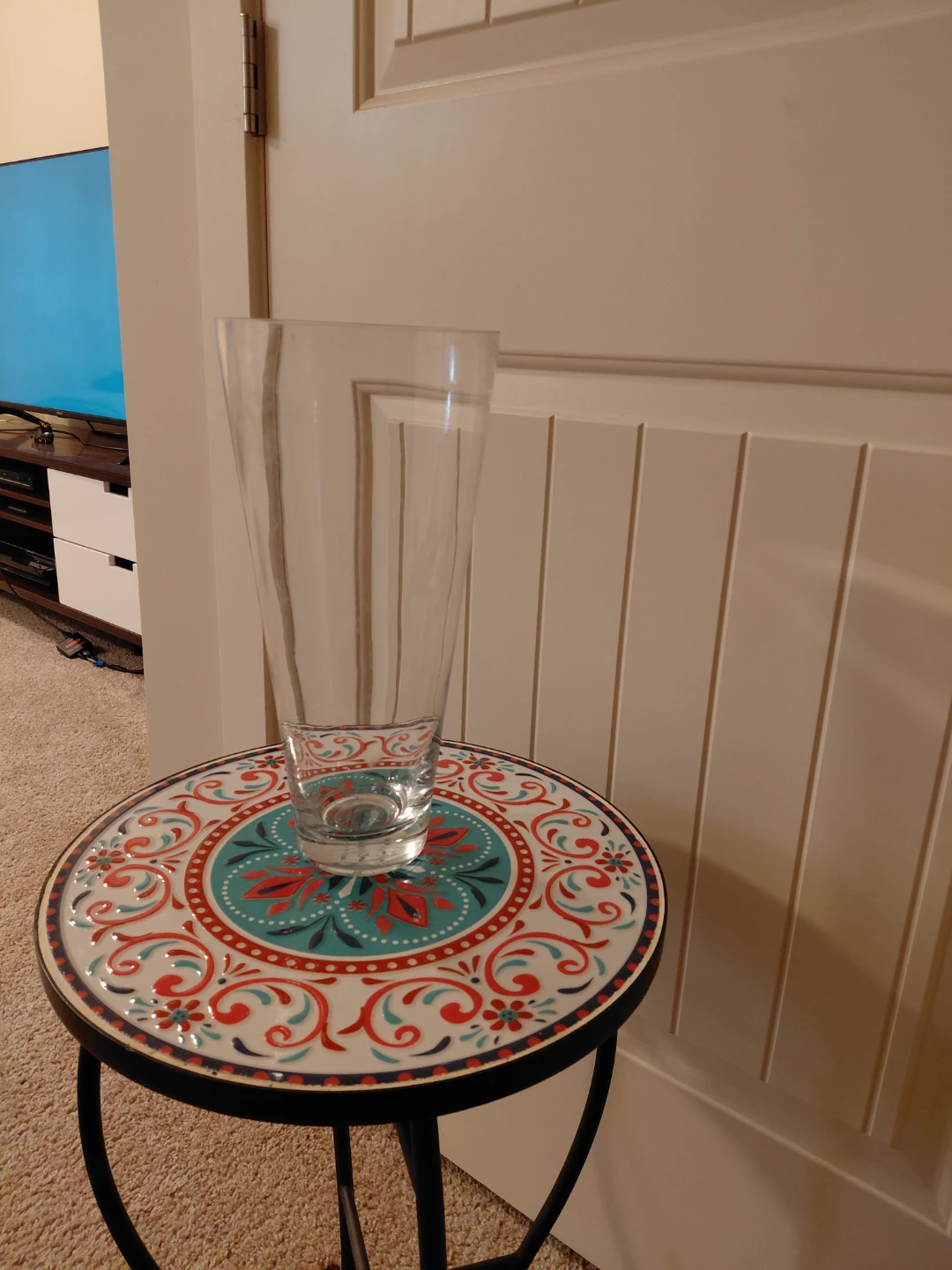 Clear Glass Vase - photo 2