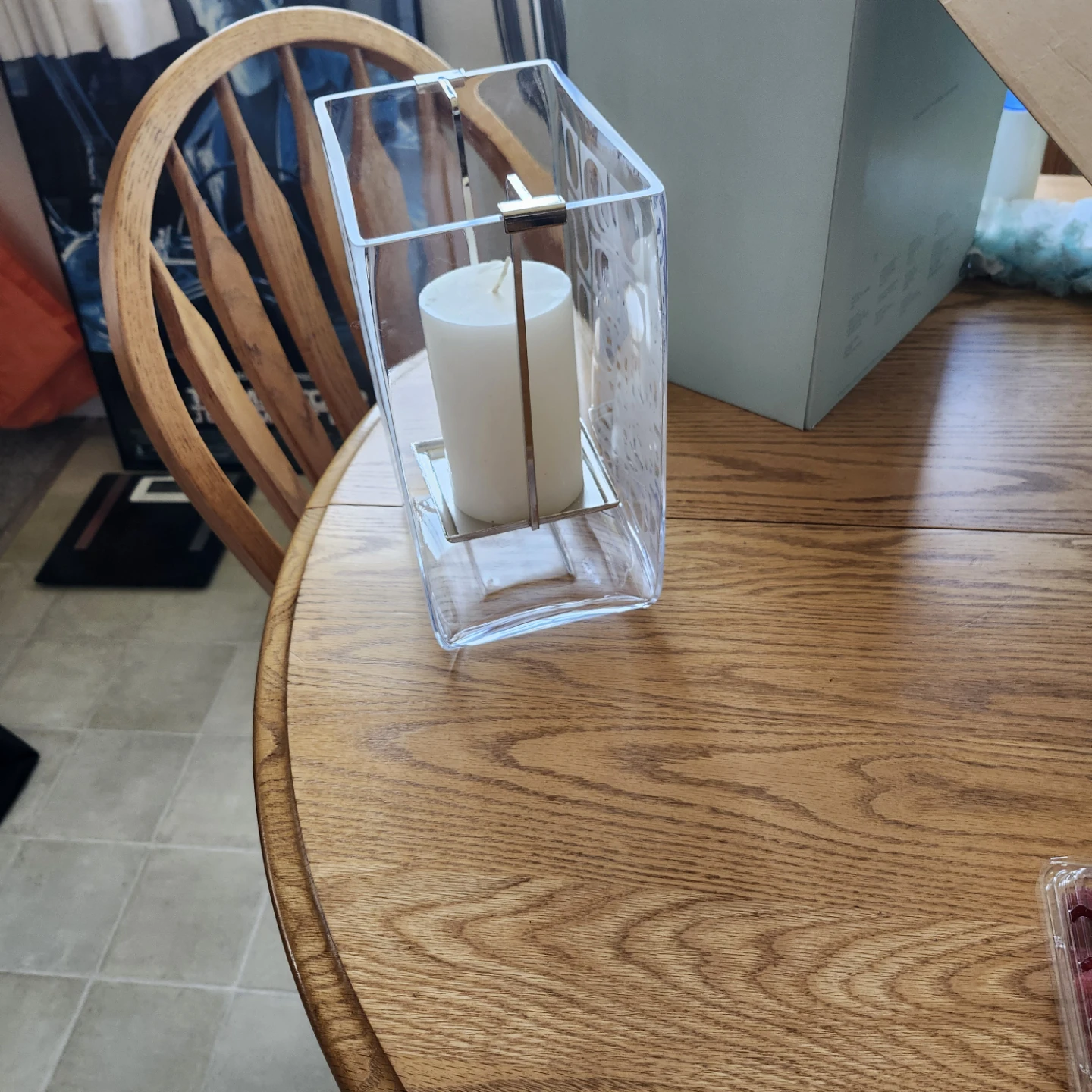 Retired PartyLite Hurricane Candle holder. - photo 5