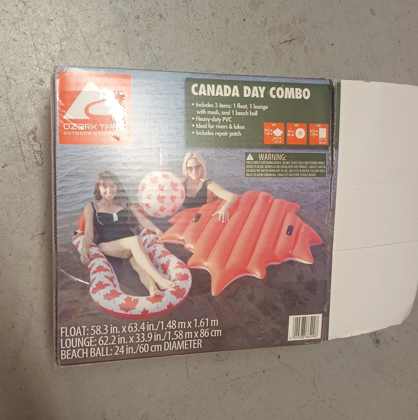 Ozark Trail Canada Day Combo Pool Float Set - photo 2