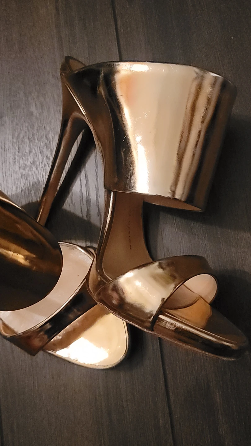 Giuseppe Zanotti Rose Gold Metallic Stilettos - photo 3