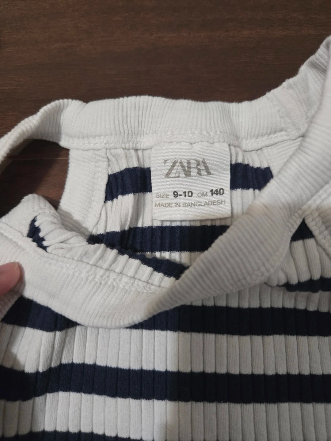 Zara Striped Halter Neck Tank Top - Size 9-10 Years - photo 2