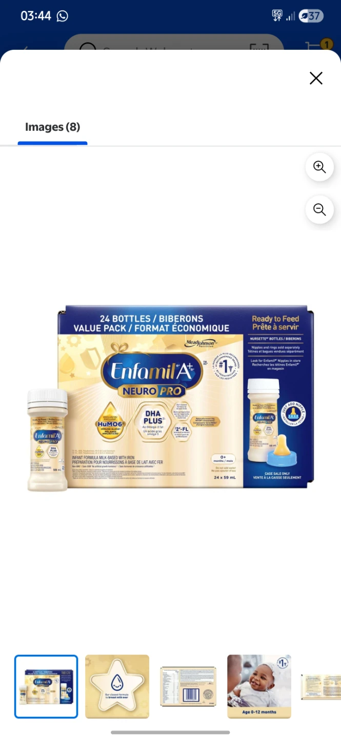 Enfamil A+ NeuroPro Baby Formula, Ready to Feed, 24x59ml Bottles - photo 2