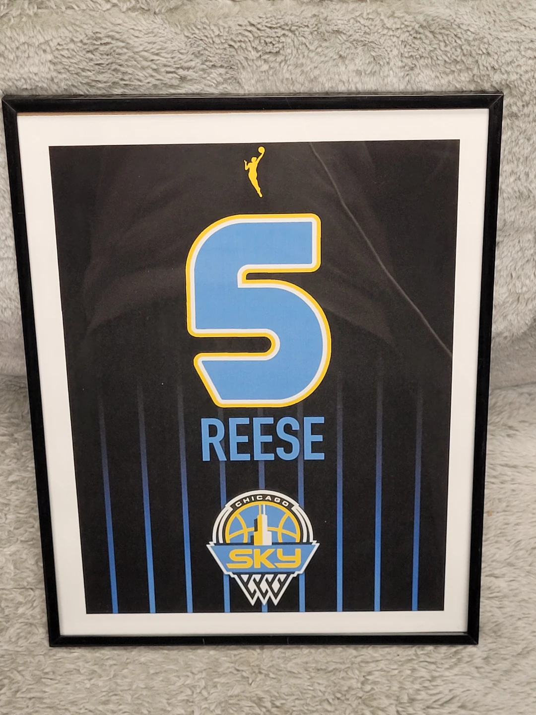 Chicago Sky #5 Reese Framed Jersey Art