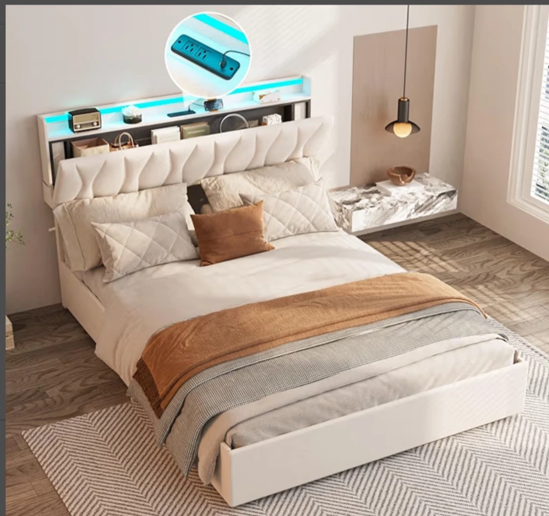 Queen size bed with (mattress for free) Very neat and tidy - photo 4