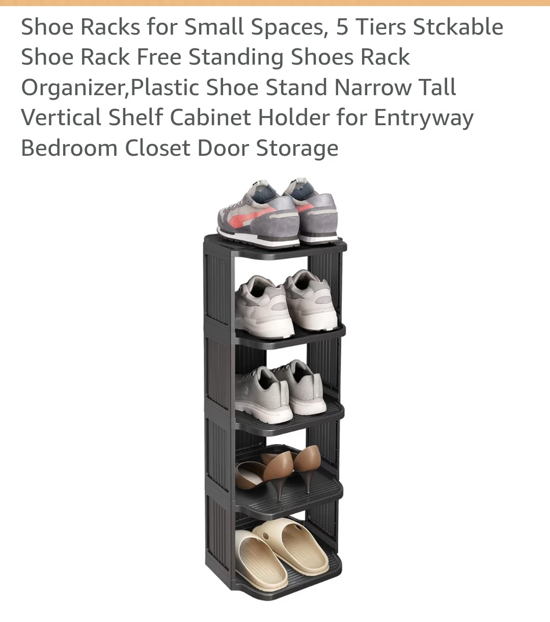 5 tier shoe rack*new*