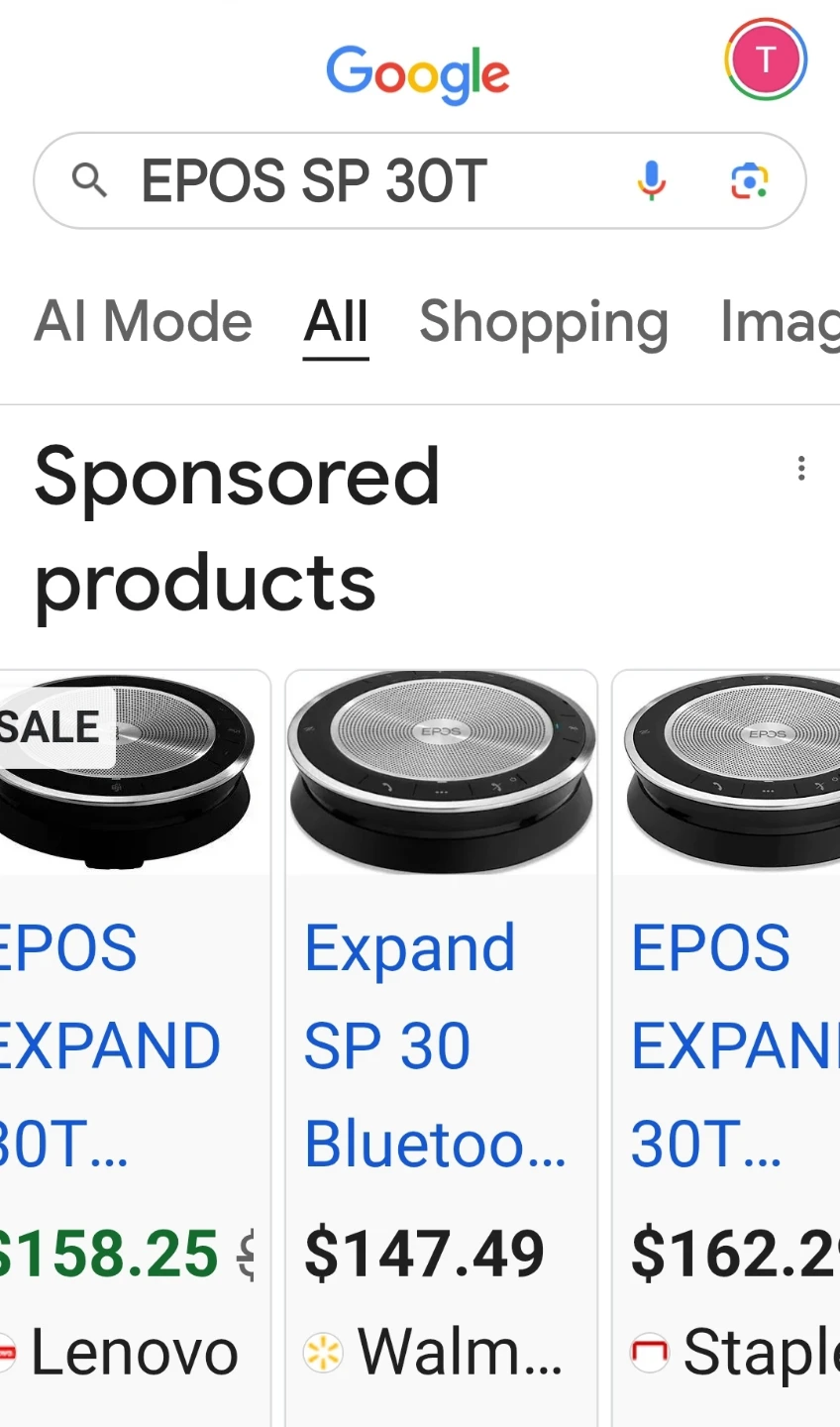 EPOS Expand SP 30T Speakerphone USB-C - photo 5