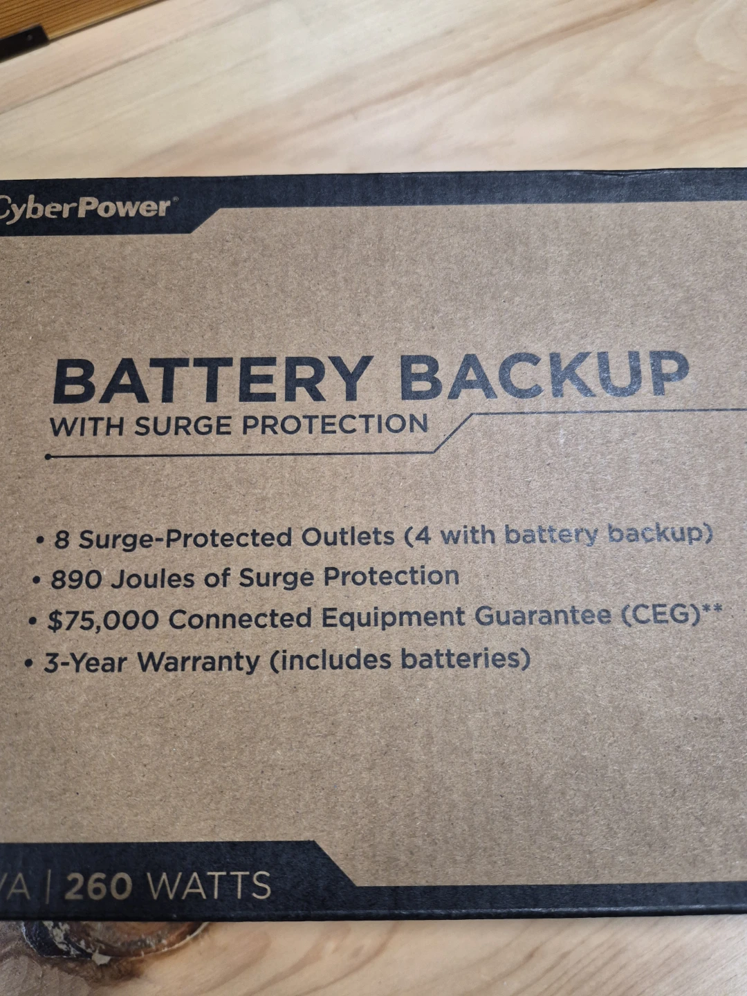Surge Protector 425VA/260W, 8 outlets - photo 3