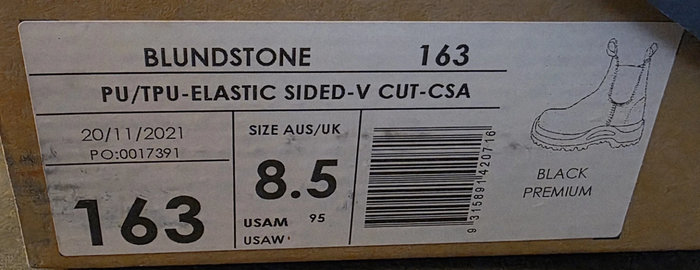 Blundstone 163 Elastic Sided V Cut CSA Boots - photo 2