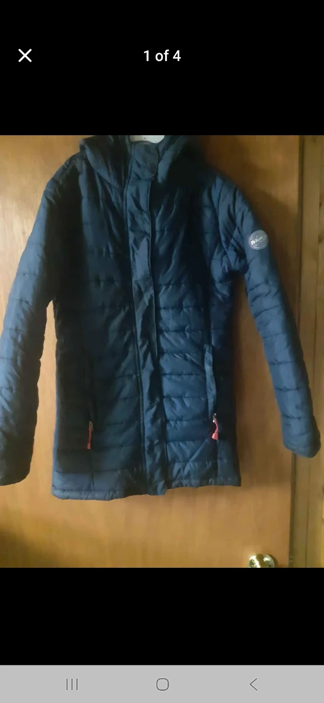Navy Blue Puffer Jacket