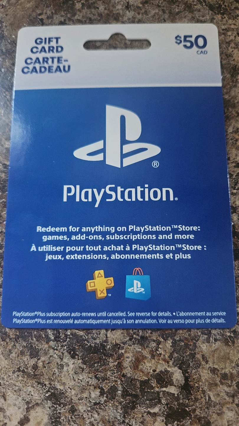 $50 PlayStation Gift Card