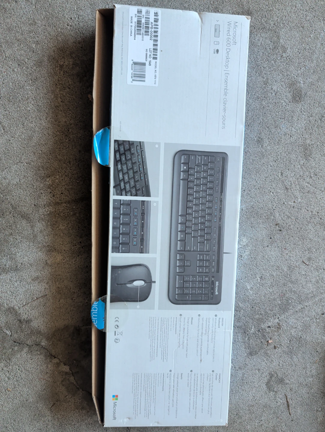Microsoft Wired 600 Desktop Keyboard and Mouse Combo - photo 2