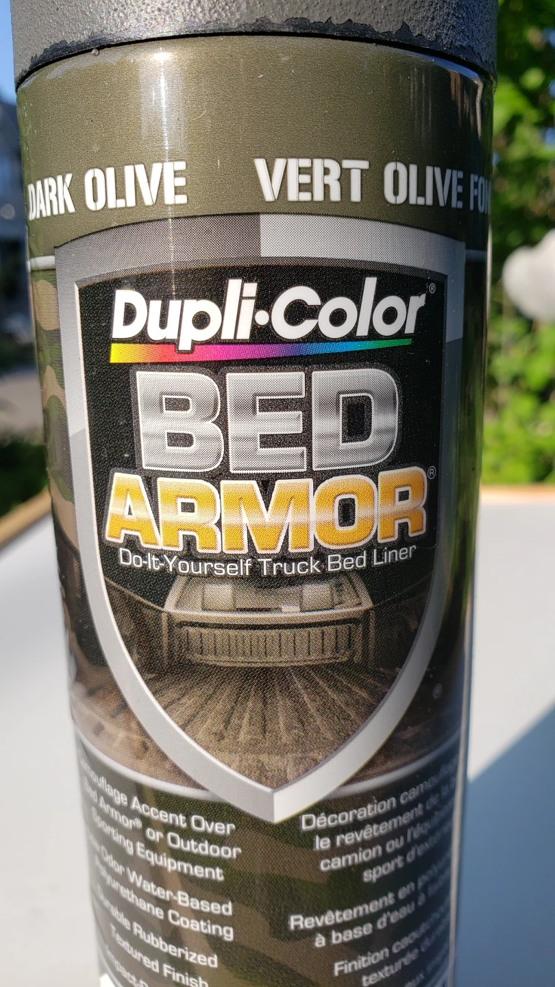 Dupli-Color Paint Bed Armor Spray Coating, OD / Dark Olive Green - photo 2