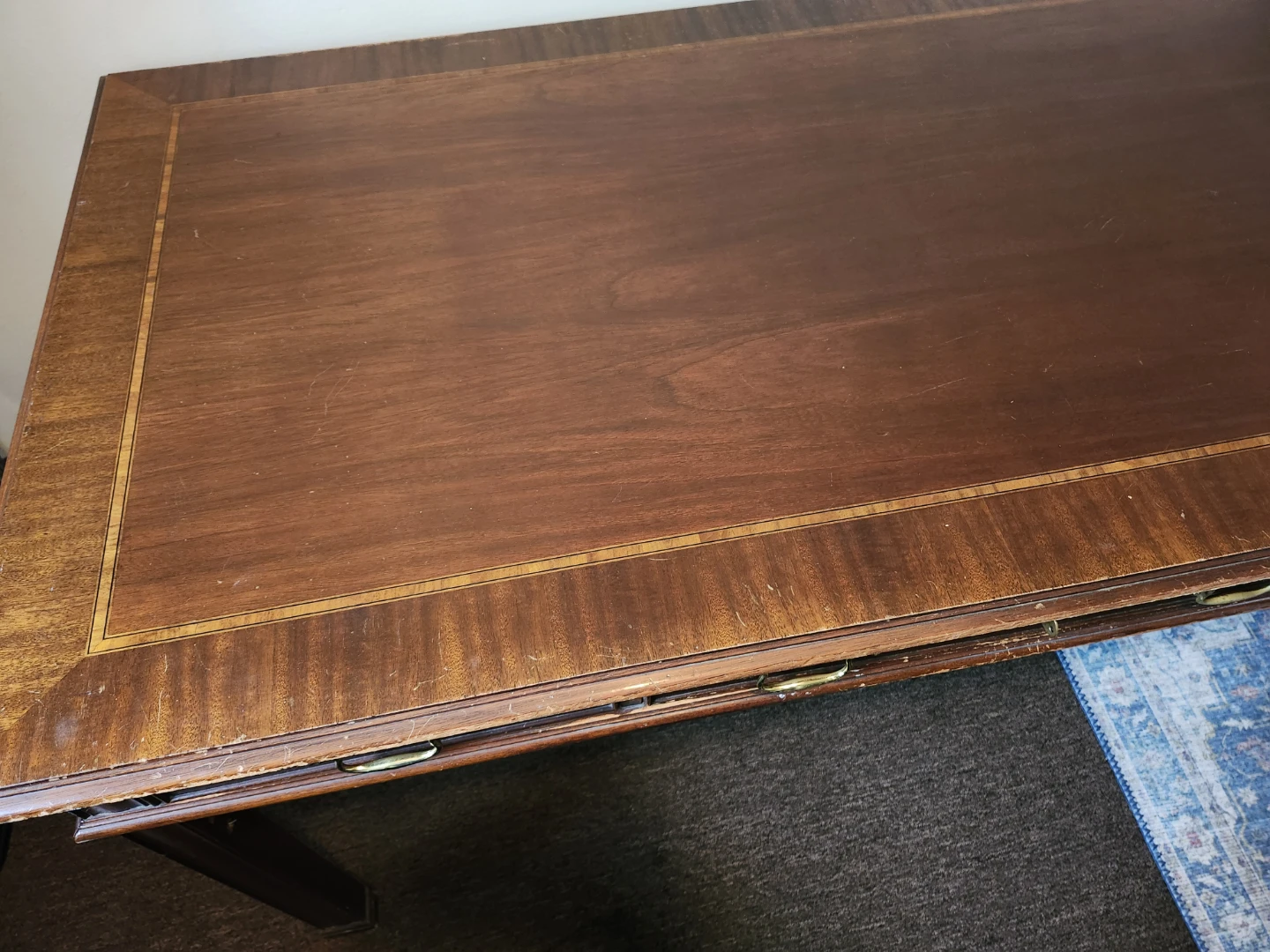 Council Craftsman Chippendale style mahogany desk - photo 4