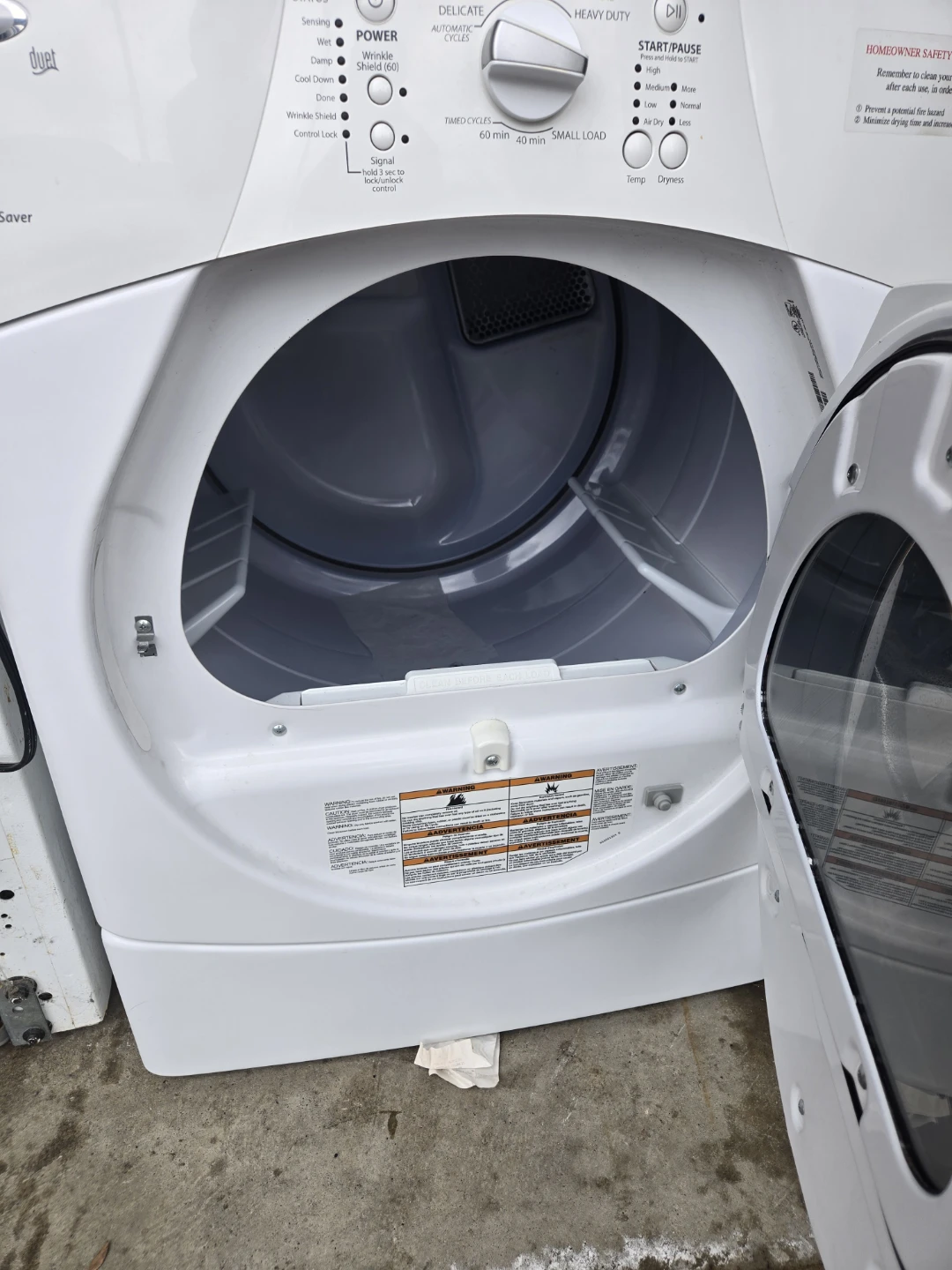 Whirlpool Duet Dryer - photo 3