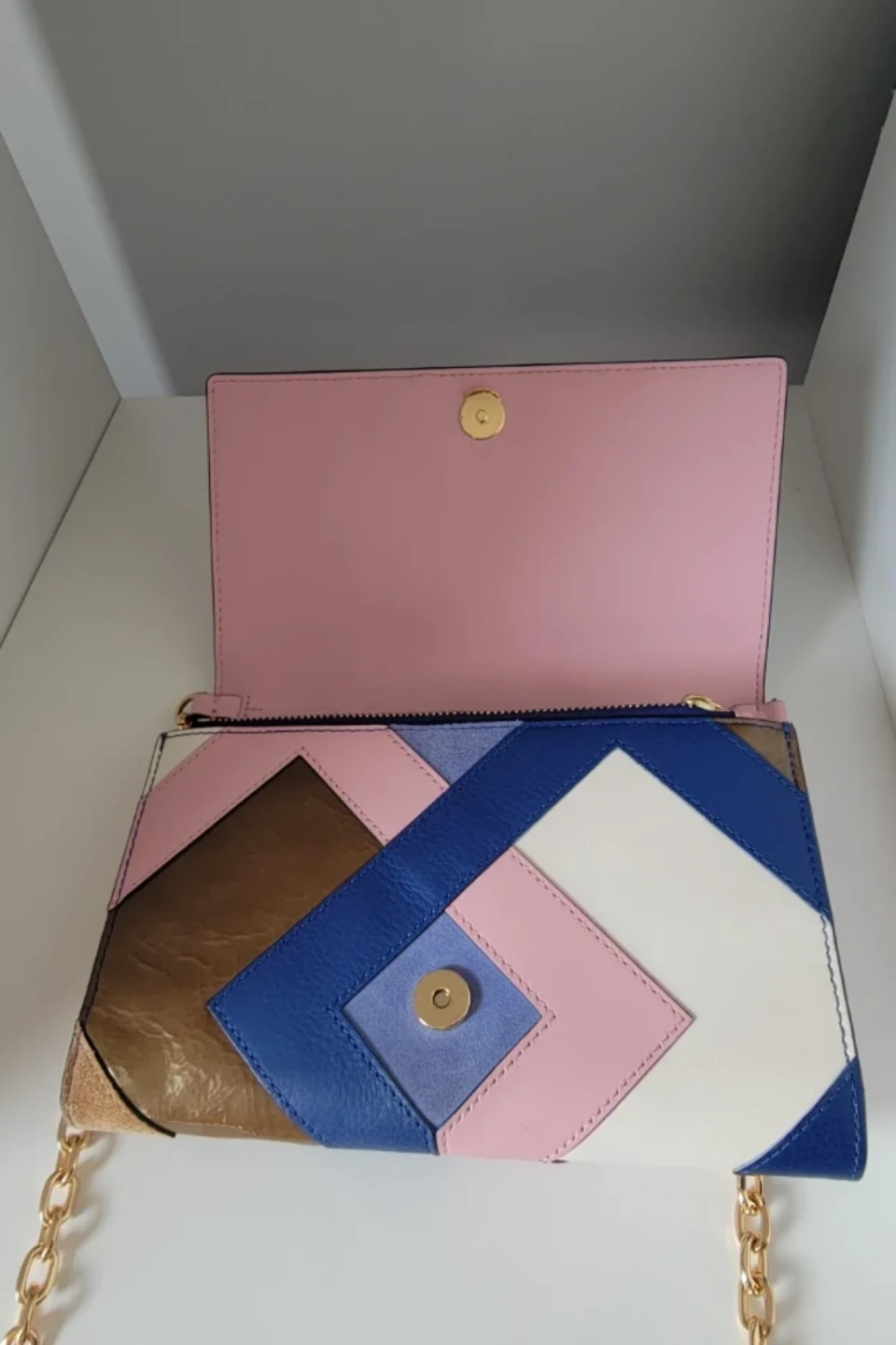 🌱 Tory Burch Colorblock Wallet - photo 4