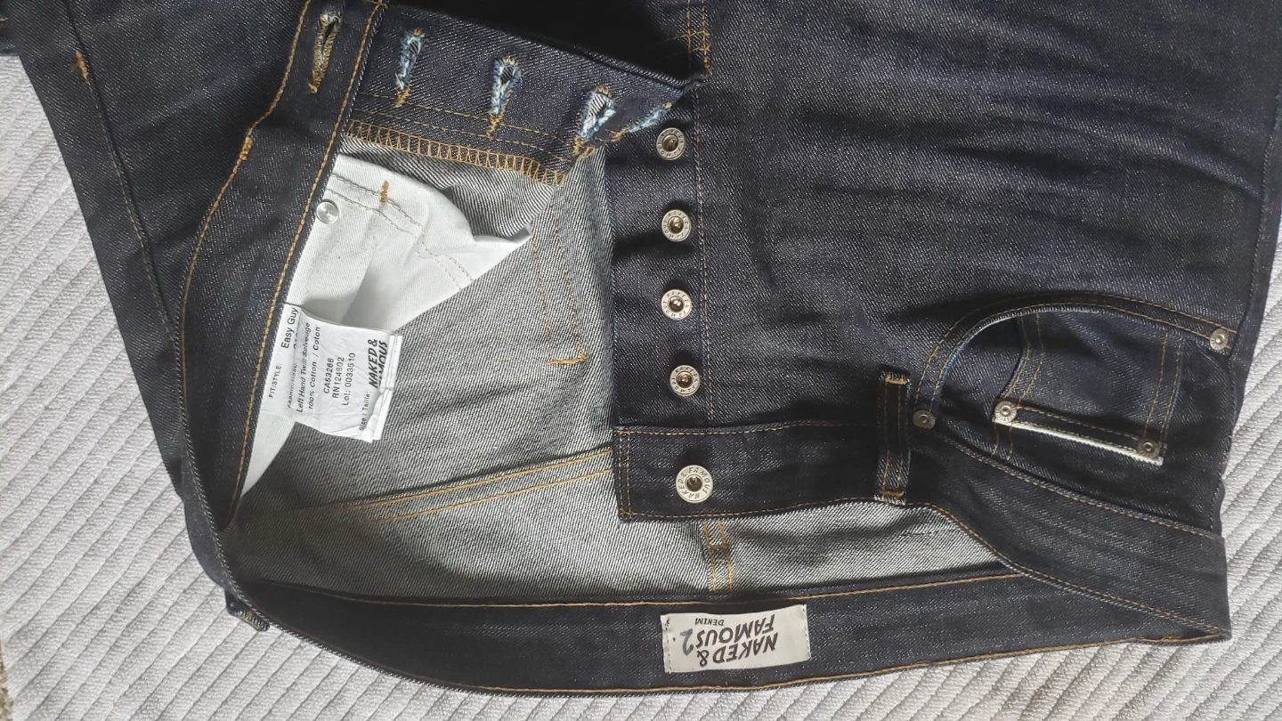 Naked & Famous "Easy Guy" Left Hand Twill Selvedge Jeans - photo 2