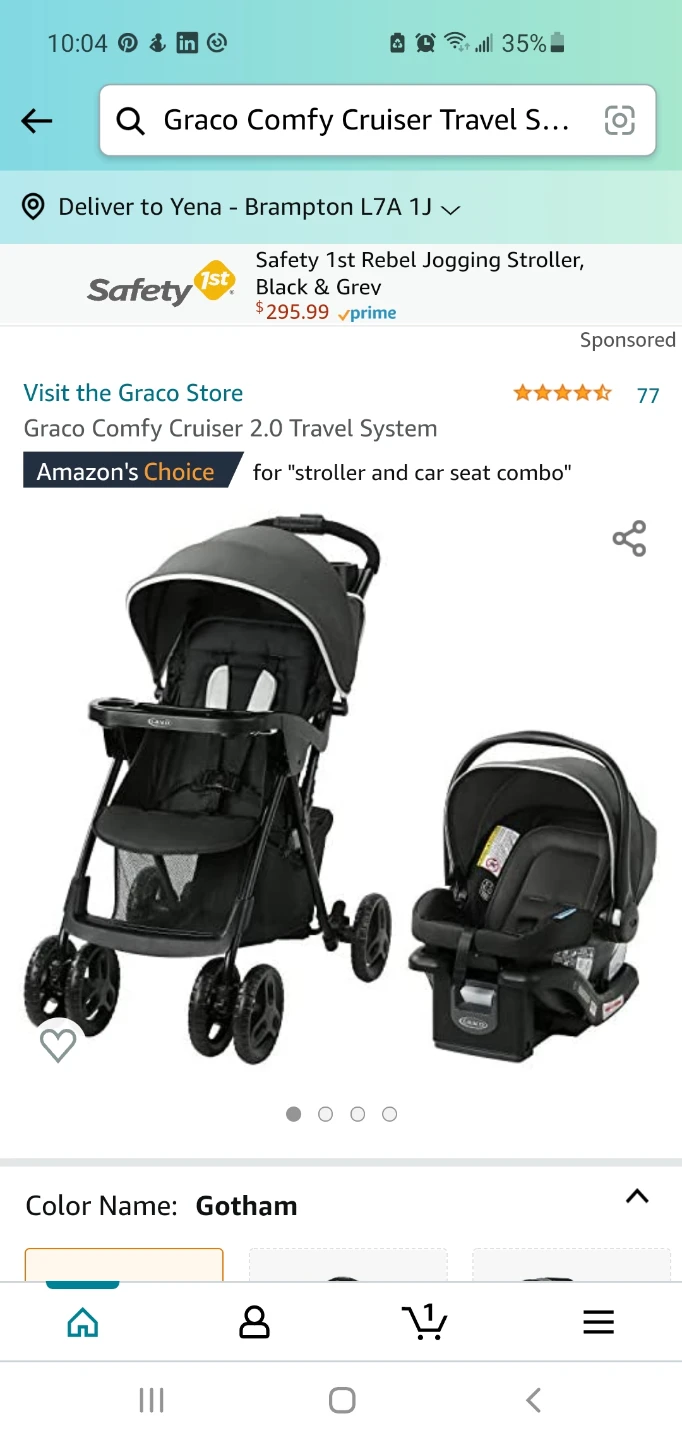 Graco Comfy stroller