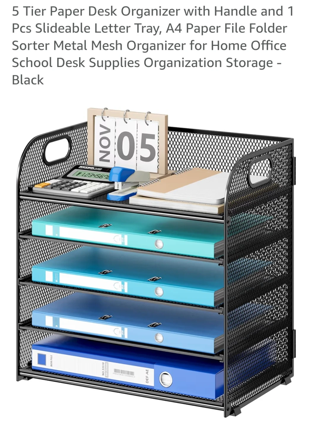 5 tier file/desk organizer*new*
