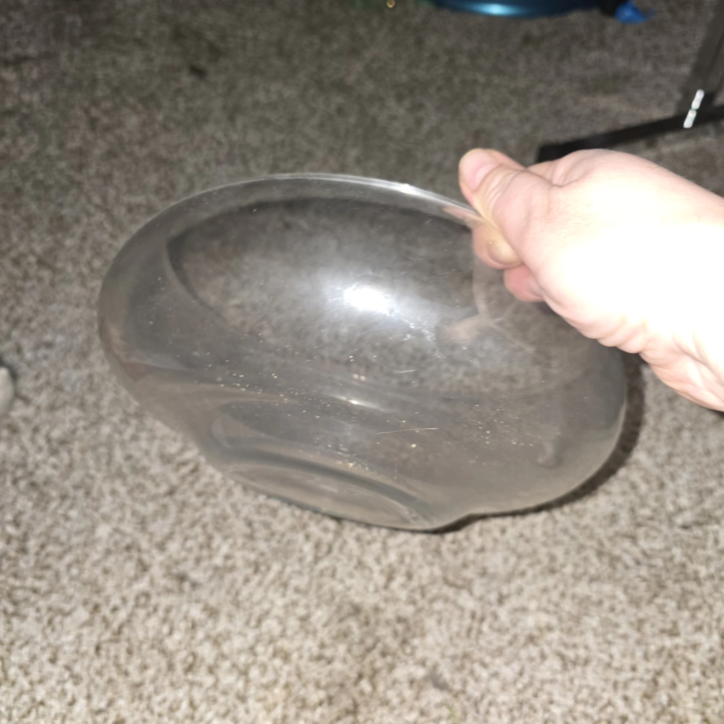 Clear Glass Serving Bowl - photo 2