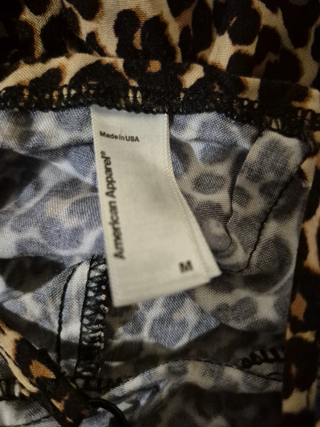 American Apparel Leopard Print Romper - Size M - photo 3