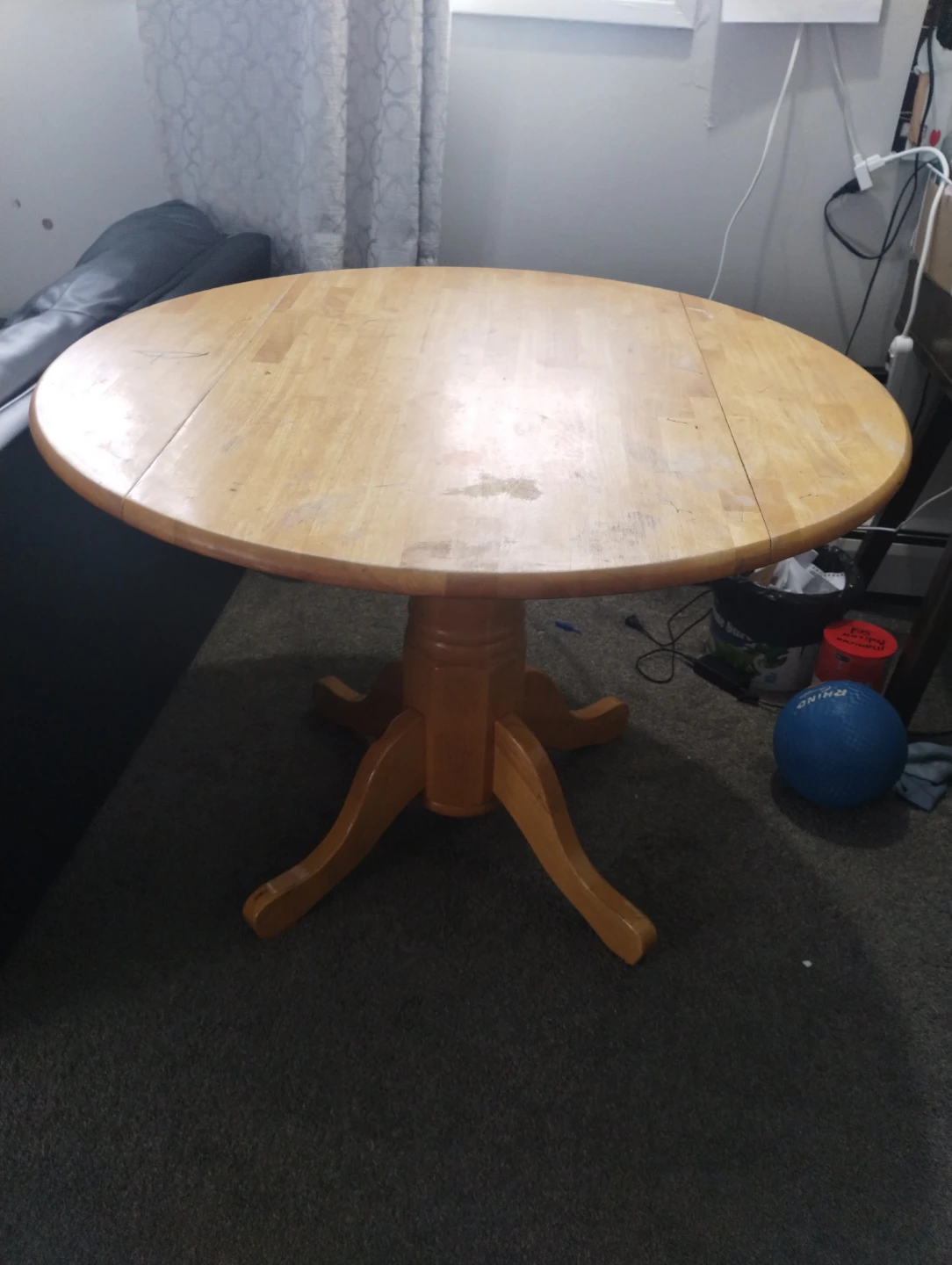 Drop Leaf Pedestal Dining Table