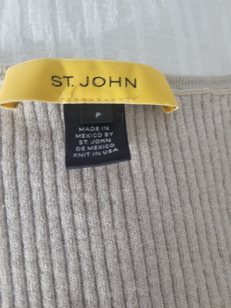 ST. JOHN Women's Ribbed Tank Top - Size P