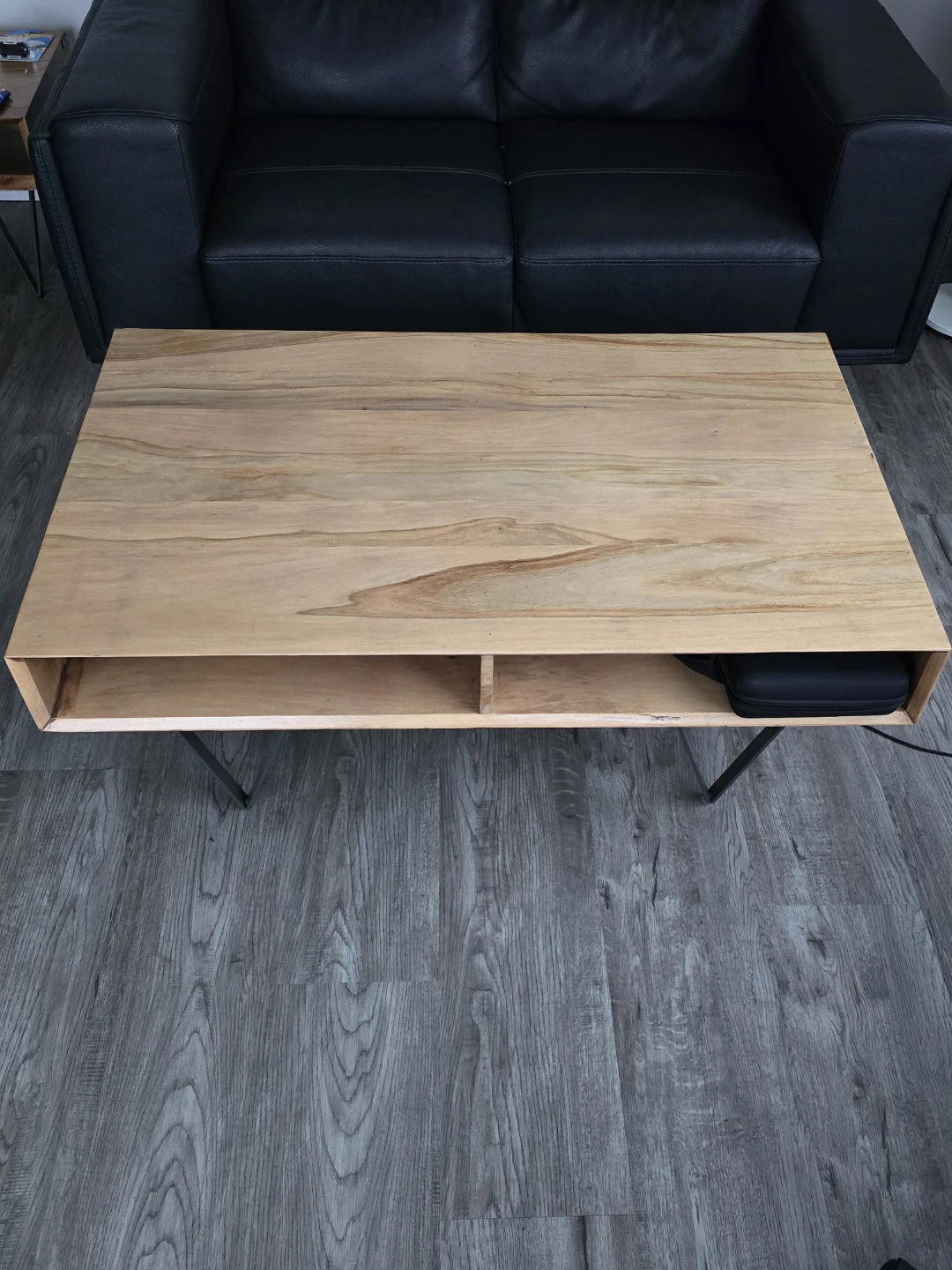 Wooden Coffee Table with Storage