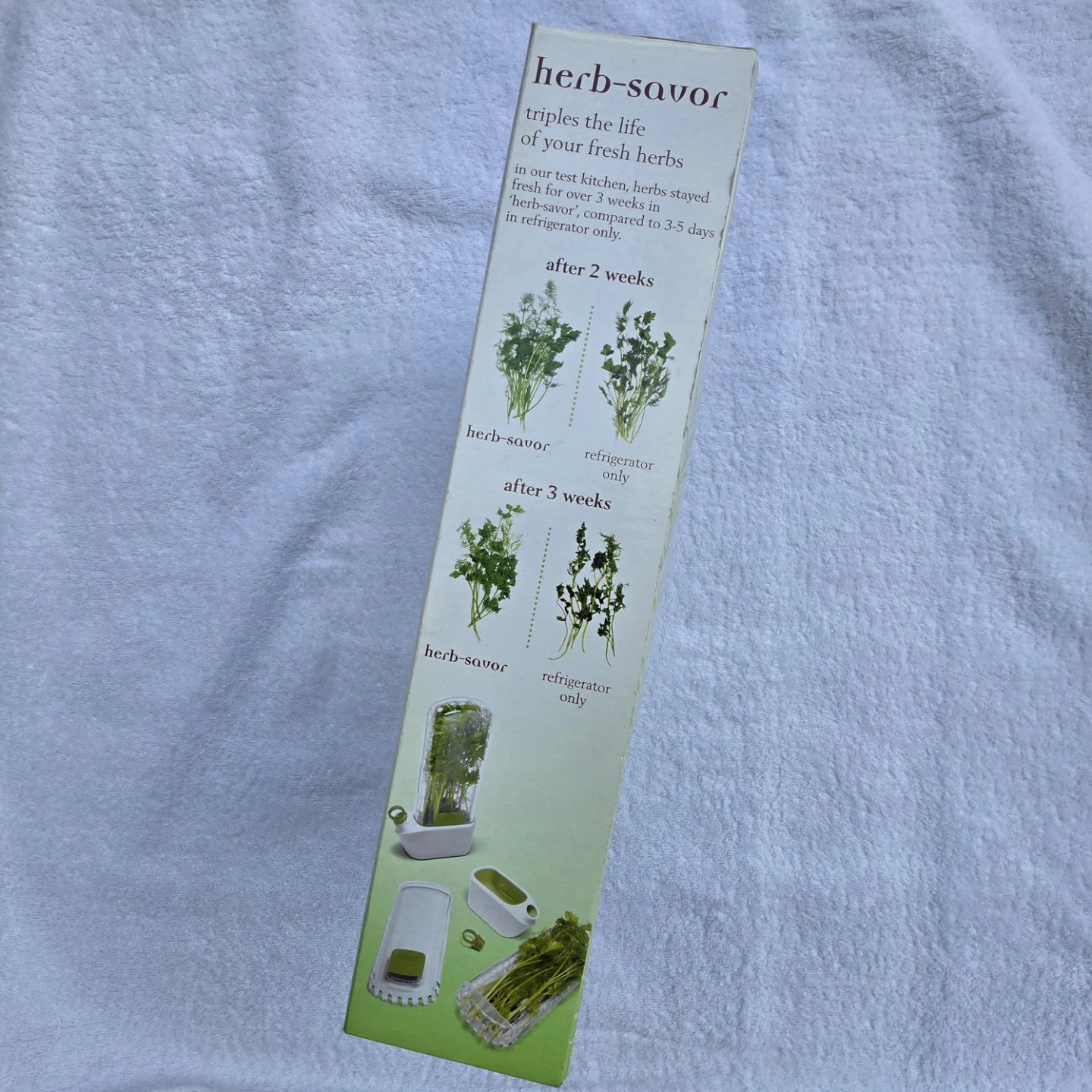 NIB! HERB SAVOR  Fresh Herb Keeper - photo 3