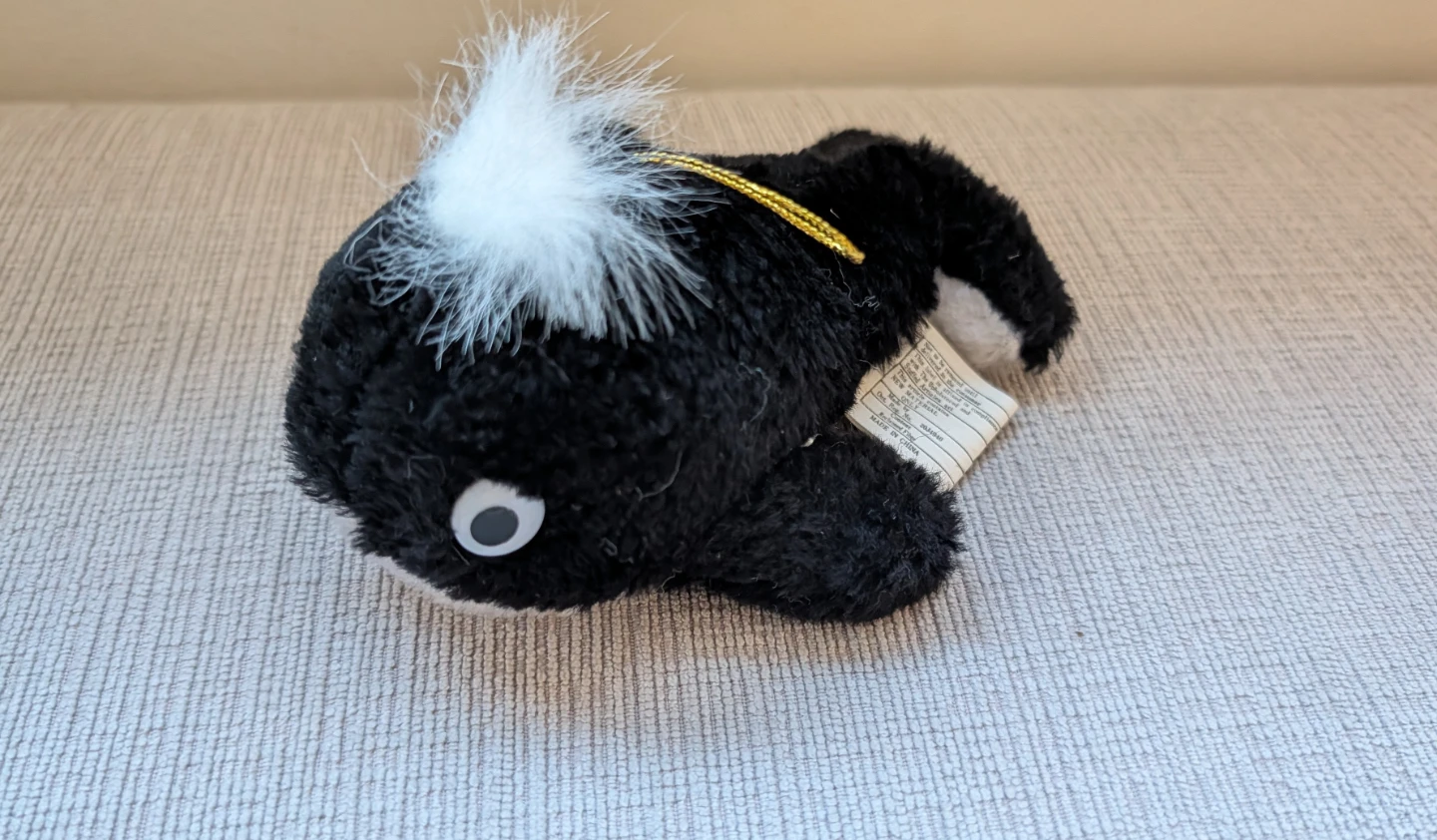 Plush Whale Animal Ornament