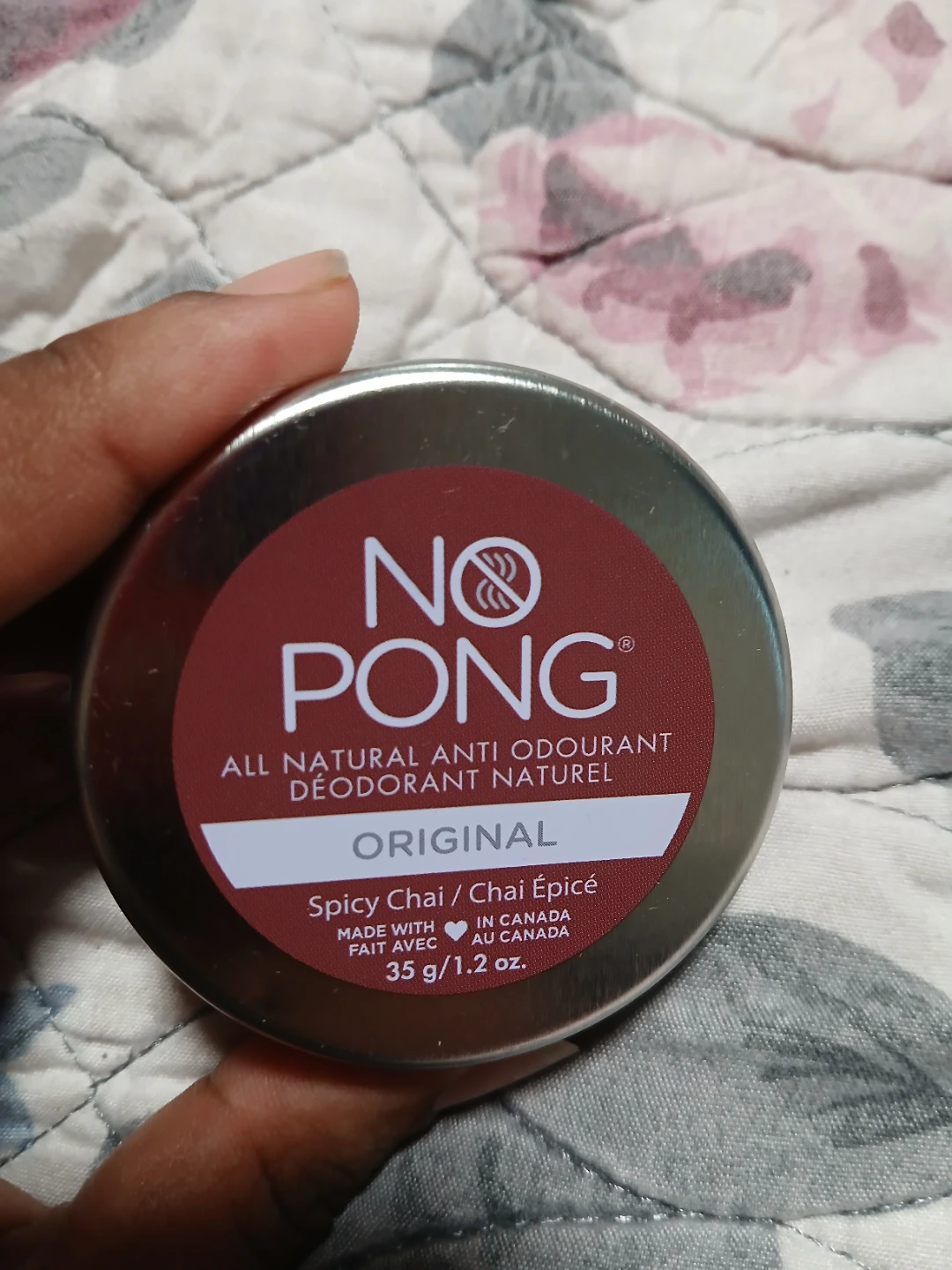 No Pong Original Spicy Chai All Natural Anti Odourant 35g