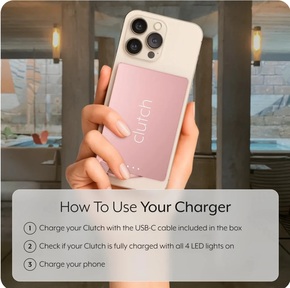 Clutch Pro World's Thinnest Charger - Rose Gold - photo 4