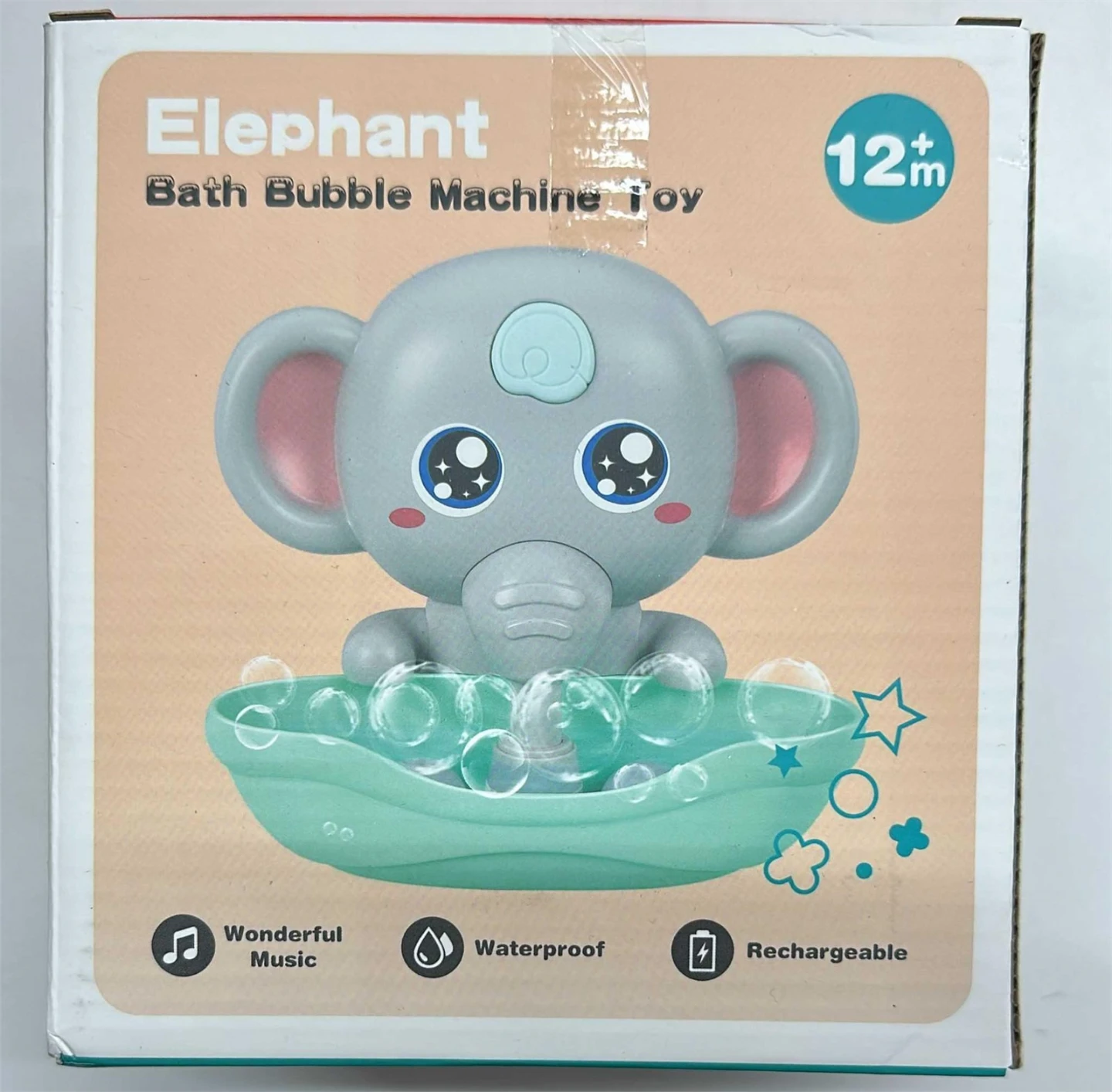Elephant Bath Bubble Machine Toy