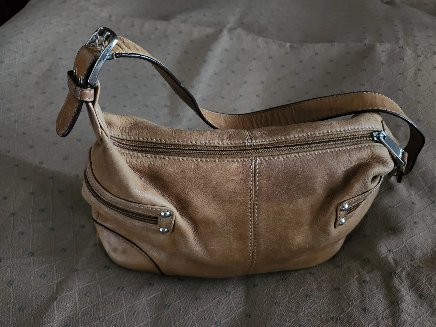 Brown Leather Shoulder Bag