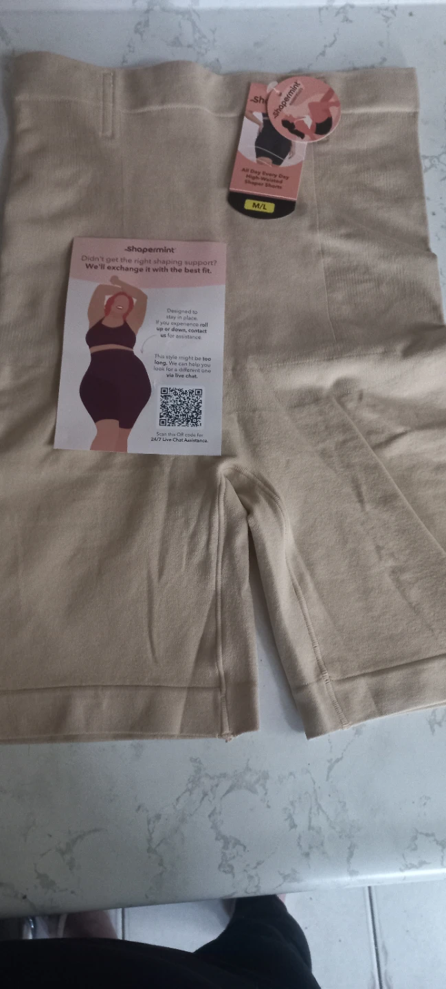 Shapermint Shapewear Shorts M/L Beige