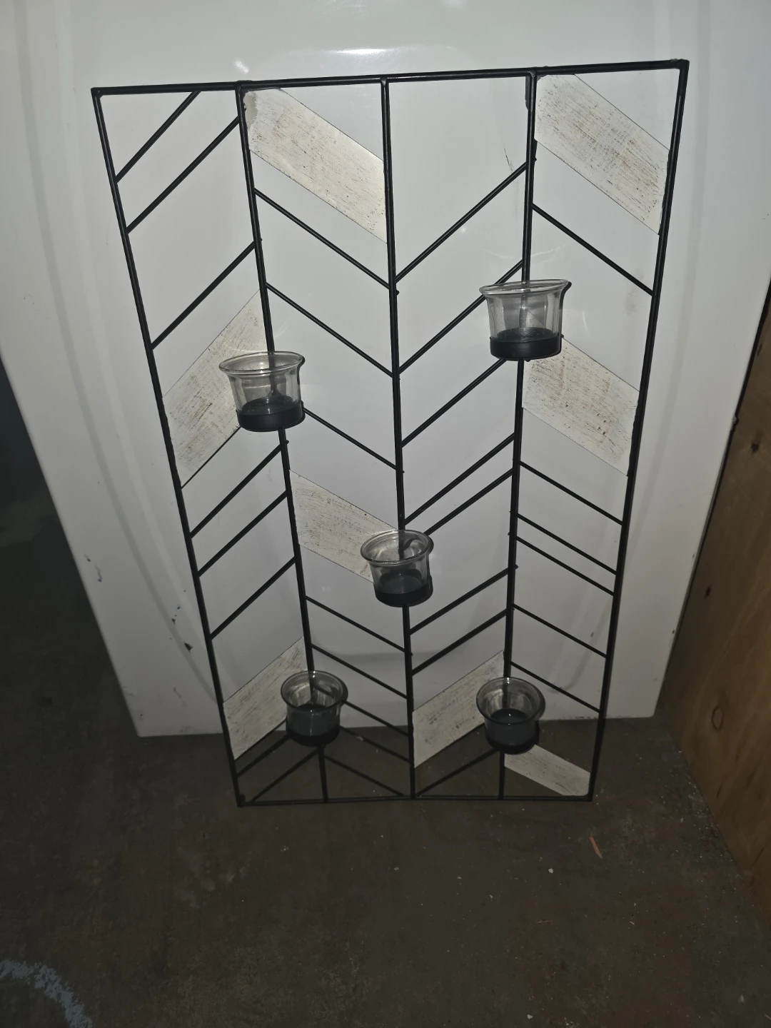 Wall Mounted Candle Holder with 5 Votives - photo 3