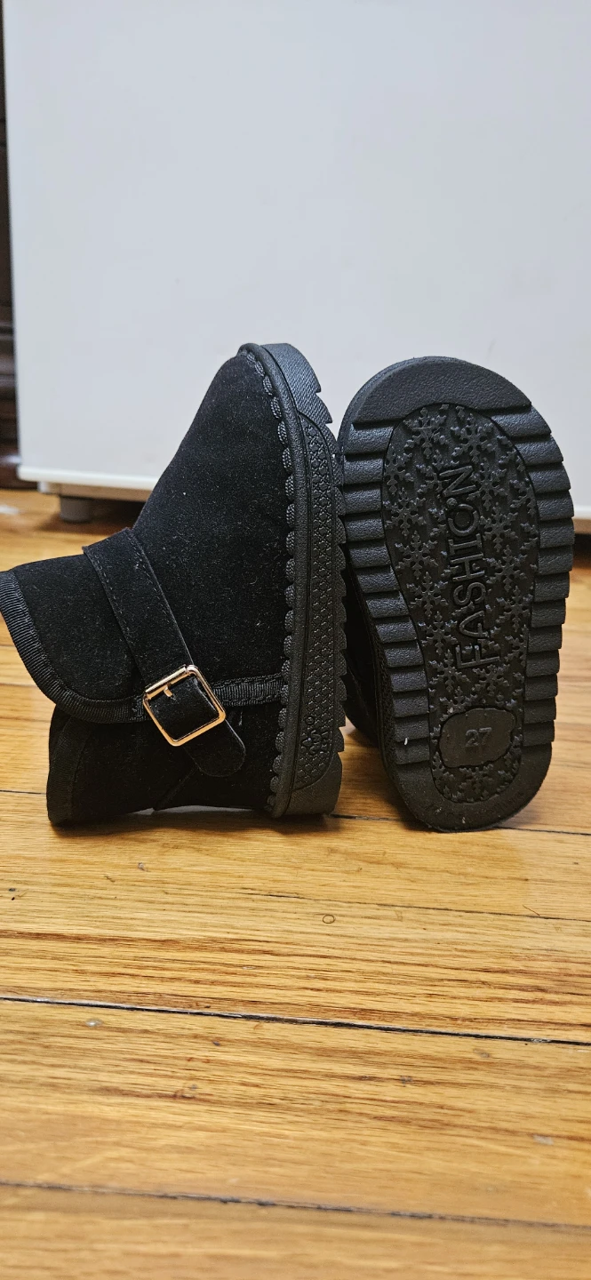 Toddler Black Fashion Boots Size 27 - photo 3