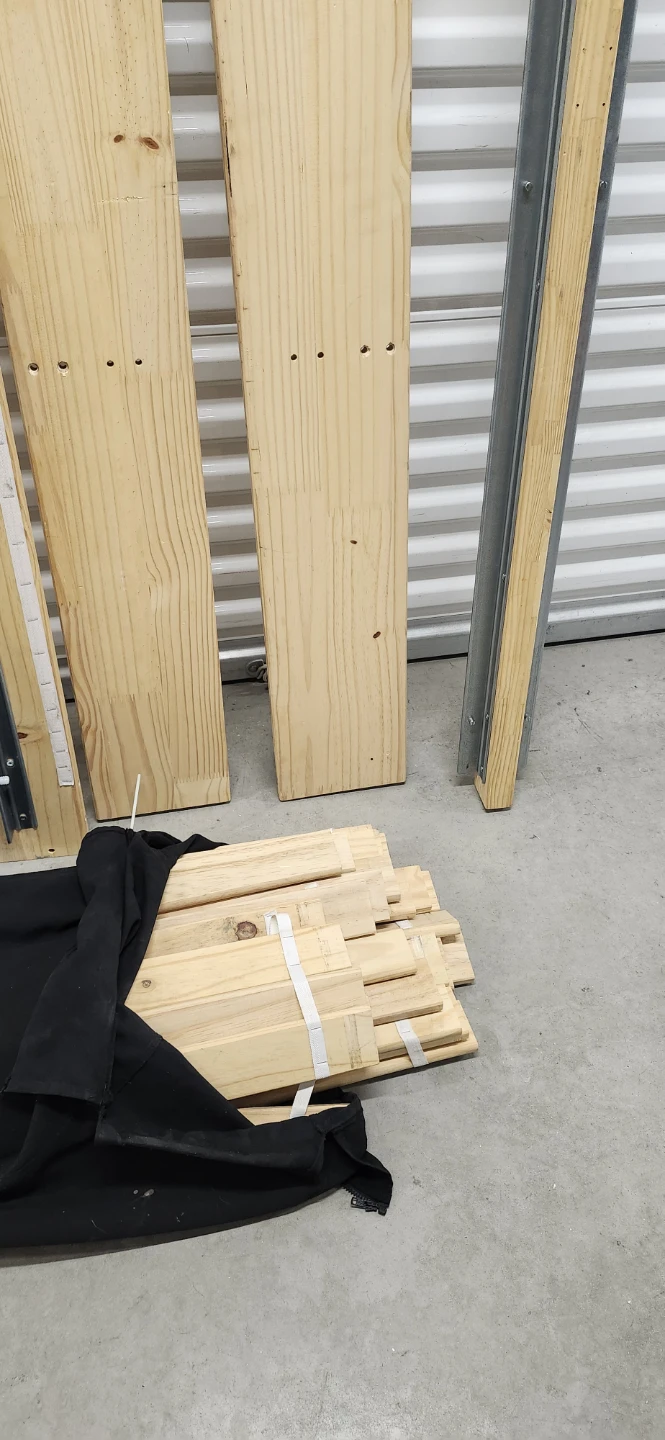 Ikea double size mattress base with cover - photo 4