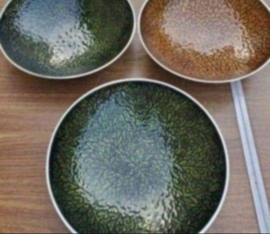 3 handmade bowls