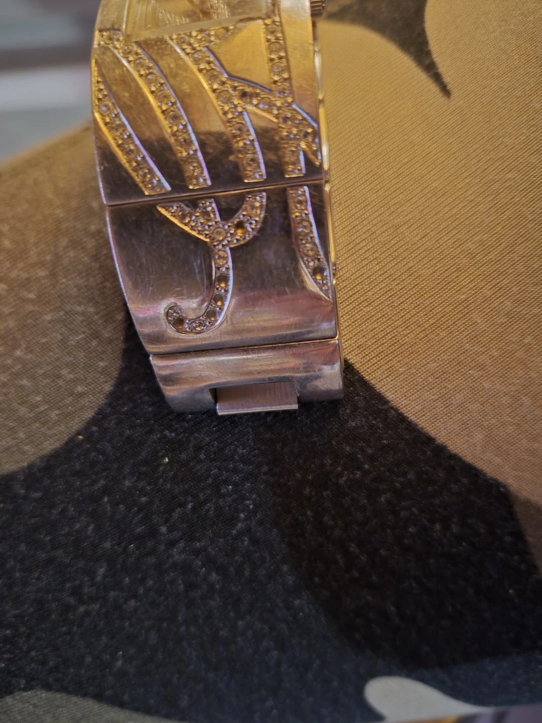 Guess Women's Rhinestone Cuff Watch - photo 3