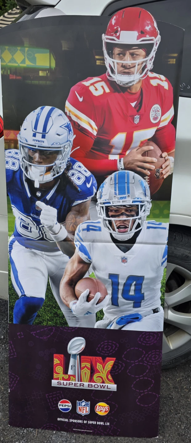 Super Bowl LIX Poster - Featuring NFL Stars - photo 2
