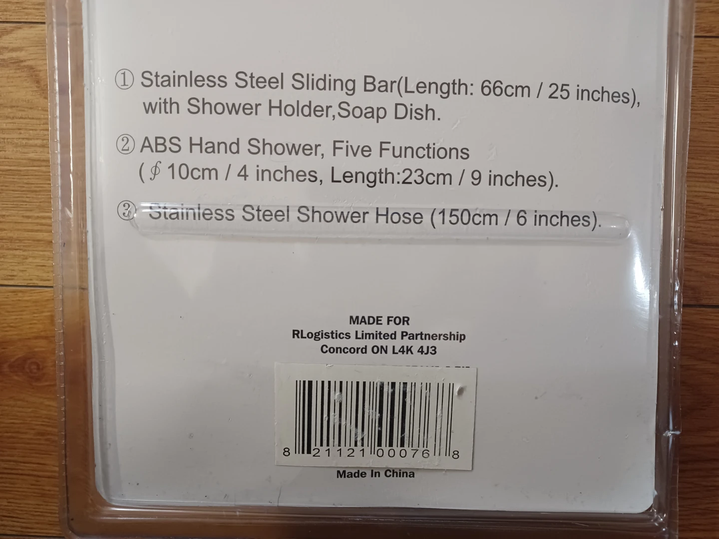 Gravitti 5 Function Shower Head Set - photo 4