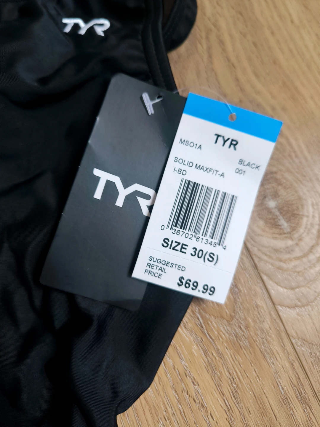 TYR Solid MaxFit-A One-Piece Swimsuit - Black - photo 3