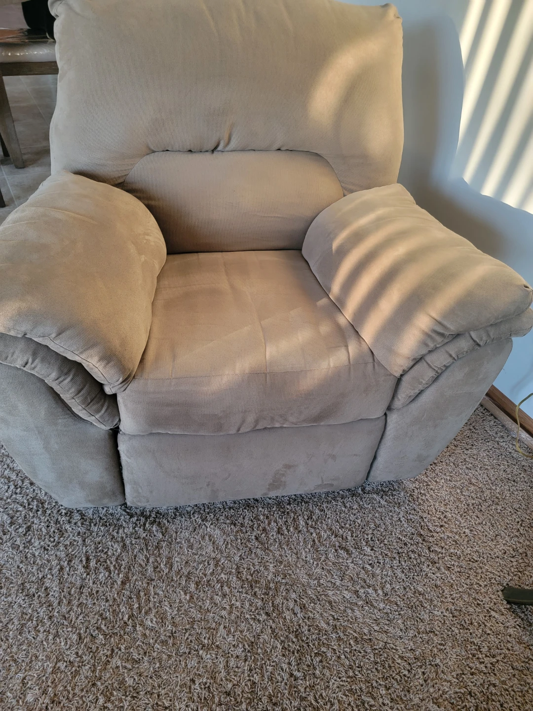 Light Brown Microfiber Loveseat Sofa - photo 3