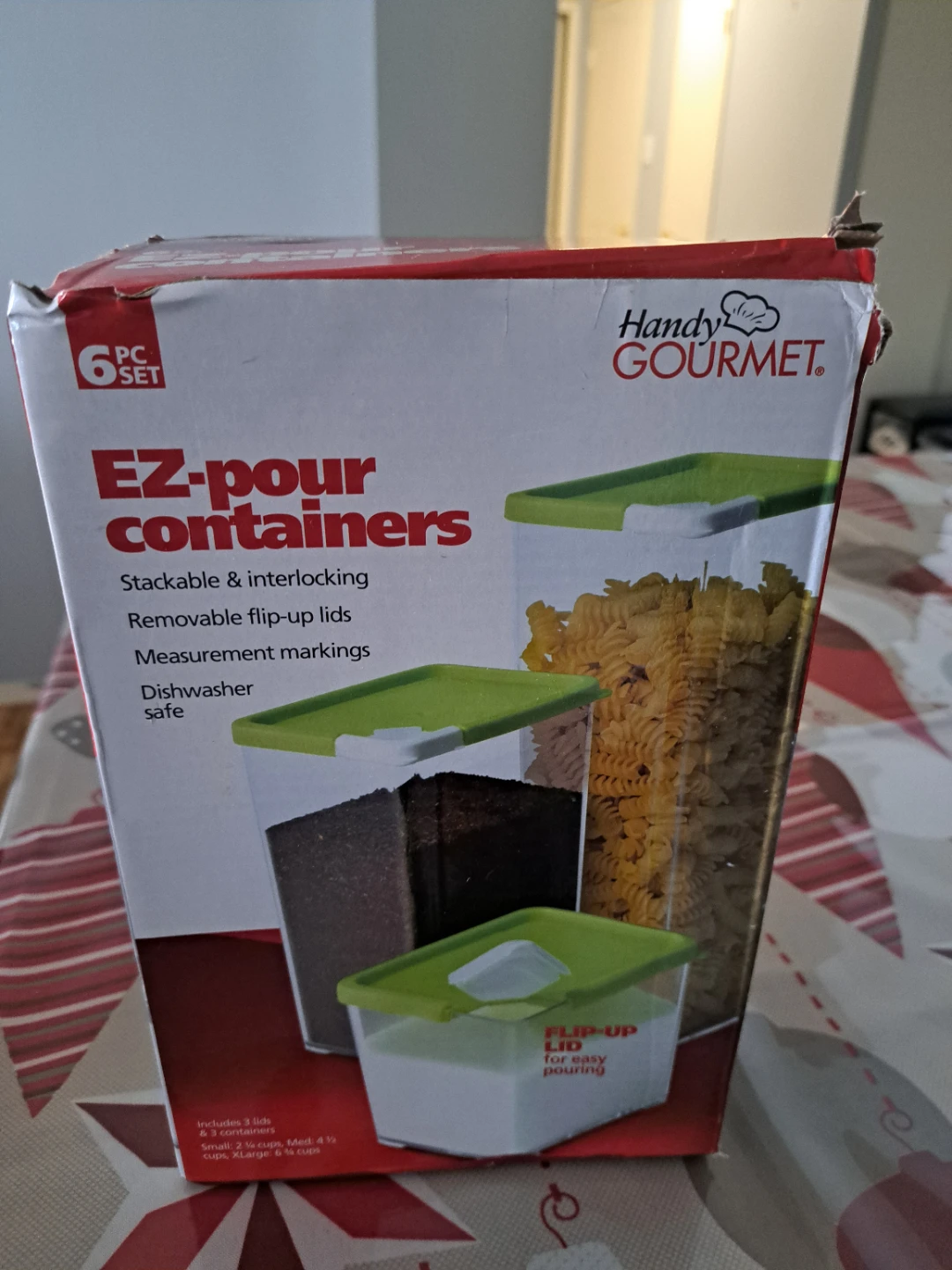 Handy Gourmet 6 PC EZ-Pour Containers