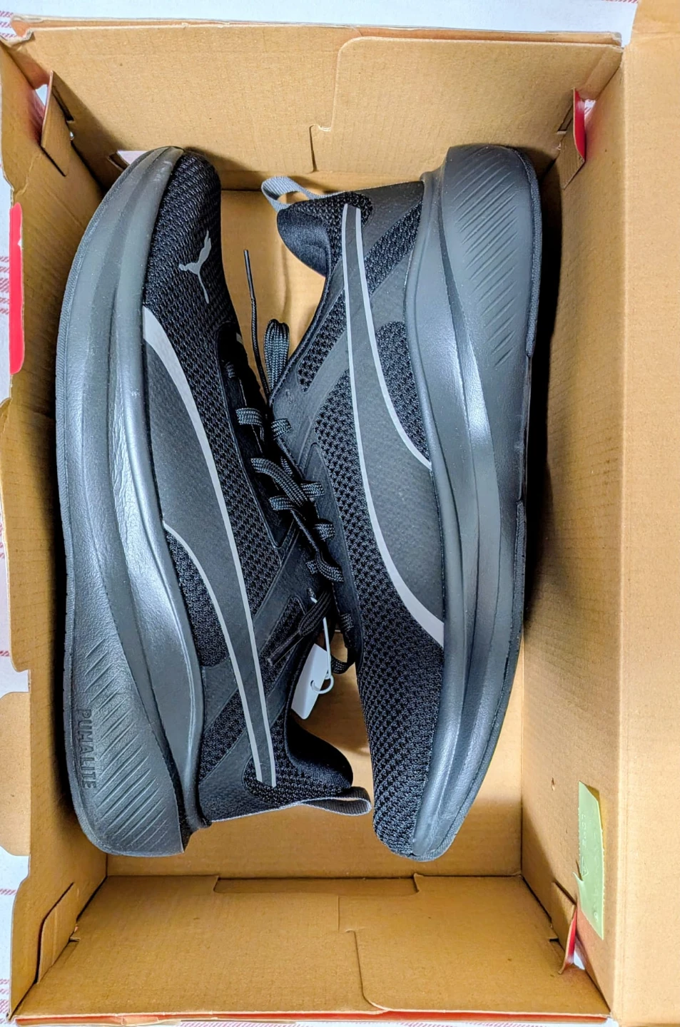 Puma Black Running Shoes - Men's Size 10