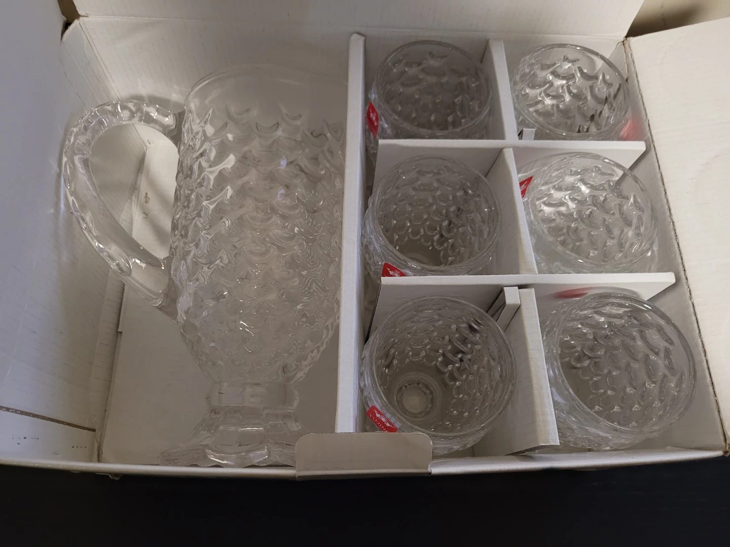 Glass Water Set with Pitcher and 6 Cups - photo 2