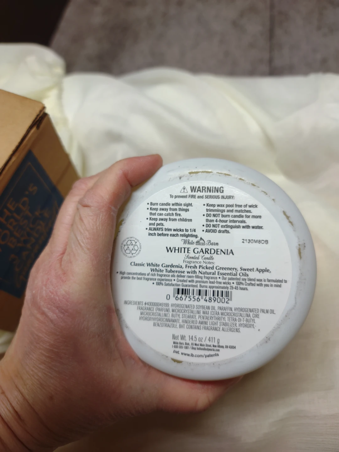 Bath and Body Gardenia candle - photo 4