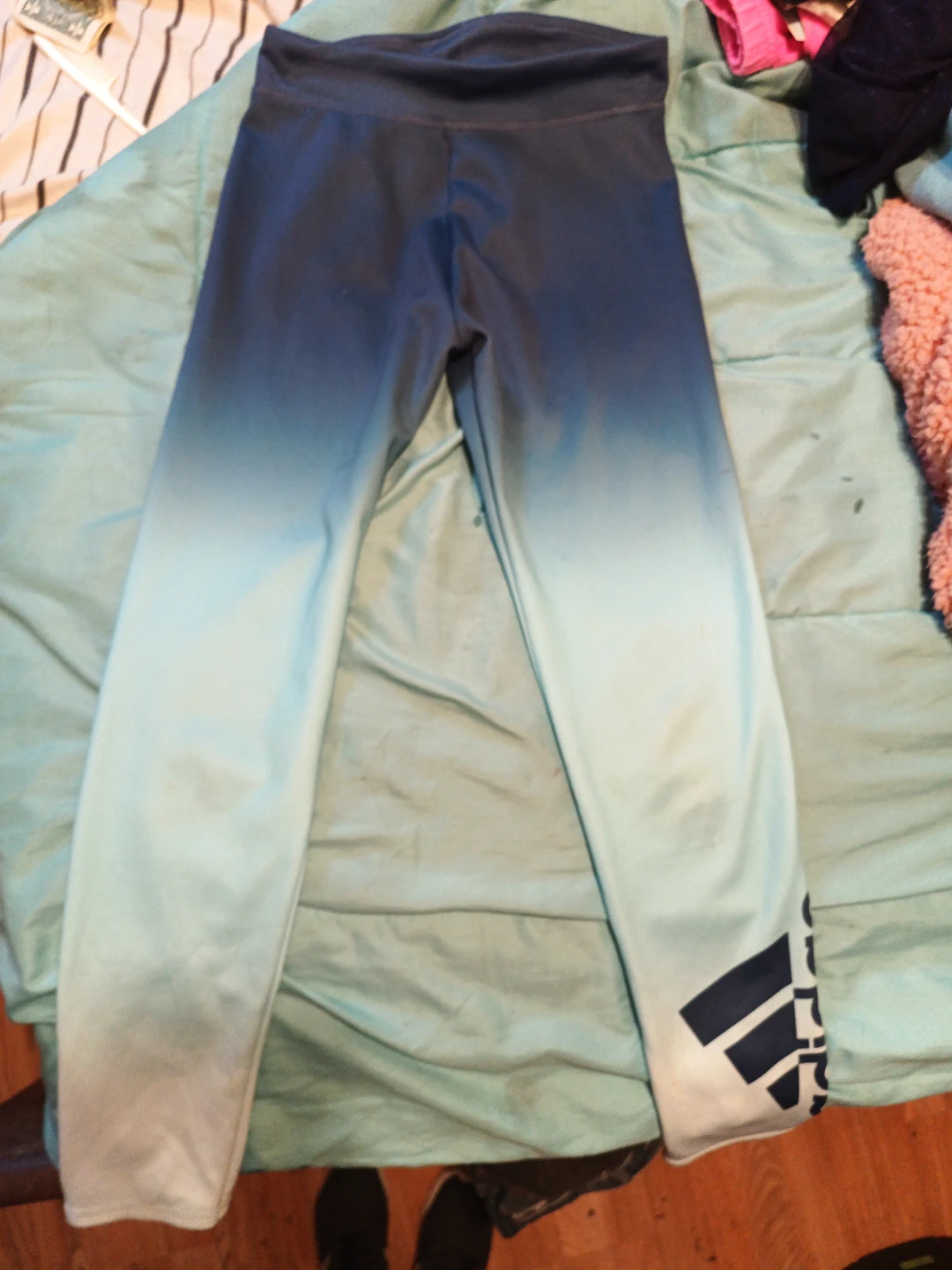 Adidas Girls youth medium Ombre Leggings - photo 5